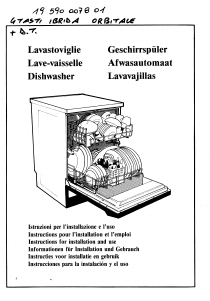 Manual Smeg PK4220EB Dishwasher