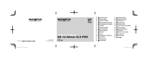 Manual de uso Olympus ED 12-40mm f2.8 PRO Objetivo