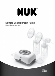 Manual NUK 40252521 Double Electric Breast Pump