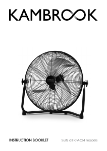 Manual Kambrook KFA624 Fan