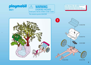 Mode d’emploi Playmobil set 5021 Fairy Tales Princesse et Prince avec carriole et animaux