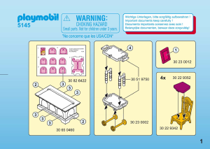 Manuale Playmobil set 5145 Fairy Tales Sala da pranzo reale