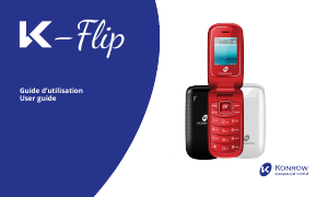 Manual Konrow K-Flip Telefone celular