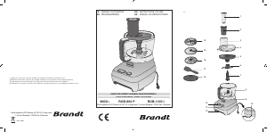 Manual de uso Brandt ROB-900P Robot de cocina