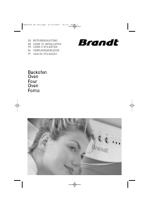 Mode d’emploi Brandt PRO251RC Four