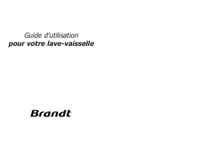 Mode d’emploi Brandt P6490-2 Lave-vaisselle