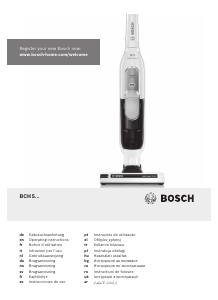 Manual Bosch BCH51840 Vacuum Cleaner