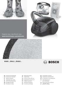 Käyttöohje Bosch BGB2B111 Pölynimuri