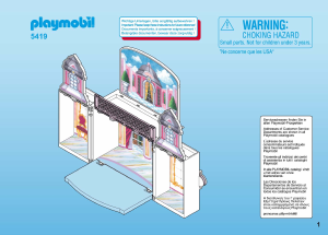 Manual Playmobil set 5419 Fairy Tales Take along princess castle