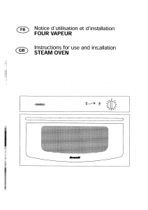 Mode d’emploi Brandt FAT53B1F Four