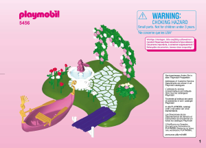 Bedienungsanleitung Playmobil set 5456 Fairy Tales Jubiläums-Kompakt Set Prinzessinneninsel mit romantische Gondel
