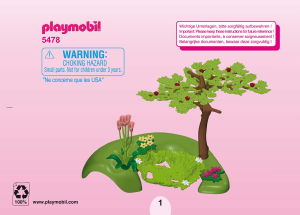 Bruksanvisning Playmobil set 5478 Fairy Tales Kungabarn med Pegasus