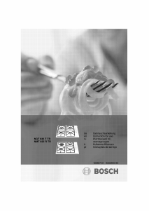 Manual Bosch NGT635TTR Placa