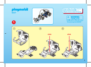 Manuale Playmobil set 6237 Fairy Tales Carrozza reale