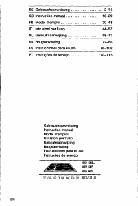 Manuale Bosch NKH665E Piano cottura