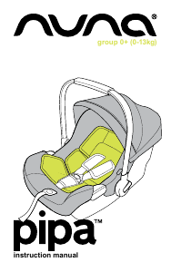 Manual de uso Nuna pipa Asiento para bebé