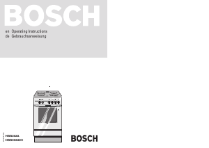 Handleiding Bosch HSS352A Fornuis