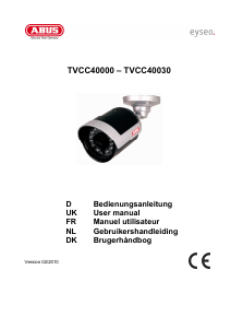 Manual Abus TVCC40030 Security Camera