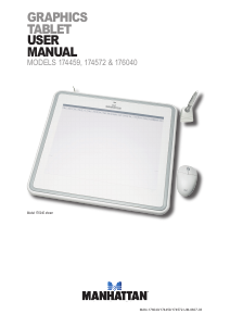 Manual Manhattan 176040 Pen Tablet