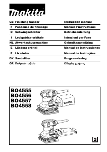 Manual Makita BO4555 Orbital Sander