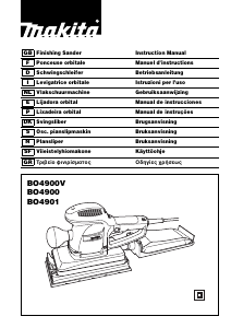 Manual Makita BO4900 Orbital Sander