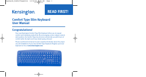 Manual Kensington K64332A Comfort Type Keyboard