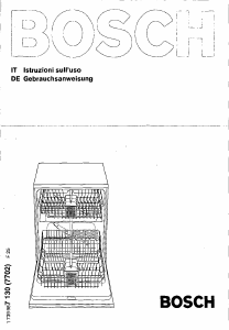 Bedienungsanleitung Bosch SGS5802II Geschirrspüler