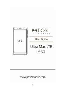 Manual Posh L550 Max LTE Mobile Phone