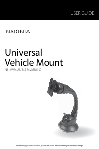 Manual Insignia NS-MVMU5 Phone Mount