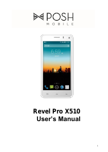 Manual Posh X510 Revel Pro Mobile Phone