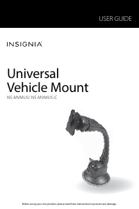 Manual Insignia NS-MVMU5-C Phone Mount