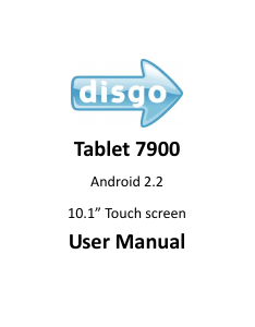 Manual Disgo 7900 Tablet