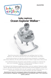 Bedienungsanleitung Baby Einstein 60098 Ocean Explorer Baby Neptune Lauflernhilfe