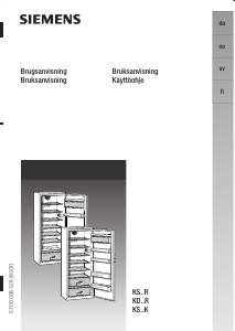 Bruksanvisning Siemens KS34K423SD Kjøleskap