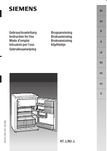 Manual Siemens KT17L01CH Refrigerator