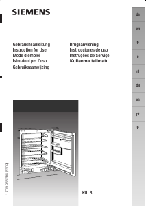 Manual Siemens KU15R441 Refrigerator