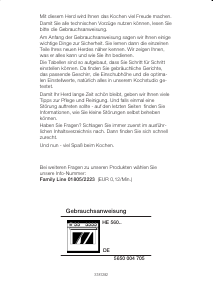 Bedienungsanleitung Siemens HE56055 Herd