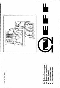 Manuale Neff K1524X1 Frigorifero