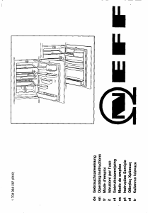 Manual de uso Neff K5605X2 Refrigerador