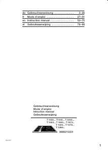 Bruksanvisning Neff T13H4X0 Häll