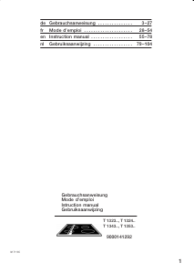 Bruksanvisning Neff T1323S0 Häll