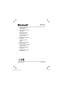 Mode d’emploi Einhell BT-OS 150 Ponceuse vibrante