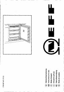 Manuale Neff G4343X0GB Congelatore