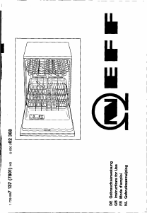 Manual Neff S4431B0GB Dishwasher