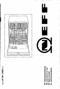 Manual Neff S4433N0 Dishwasher