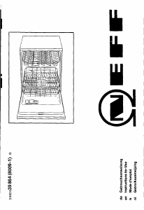 Bruksanvisning Neff S4446W0 Diskmaskin