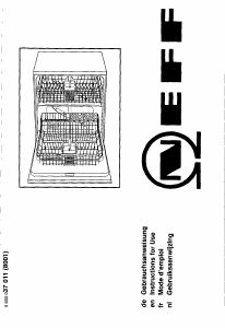 Manual Neff S4459N1 Dishwasher