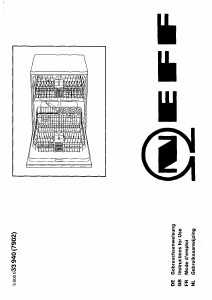 Manual Neff S4586B0 Dishwasher