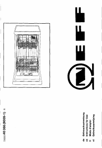 Manual Neff S4930B0 Dishwasher