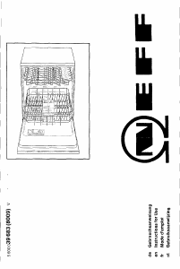 Bruksanvisning Neff S5456X1GB Diskmaskin